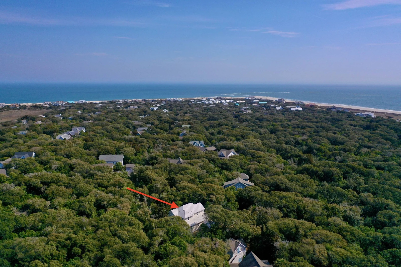A quick cart ride takes you easily from the maritime forest to the beach