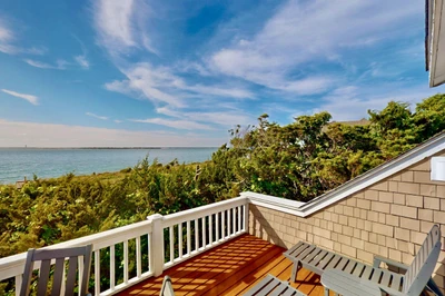 Soak in the sun and ocean breezes on the decks at Doc House