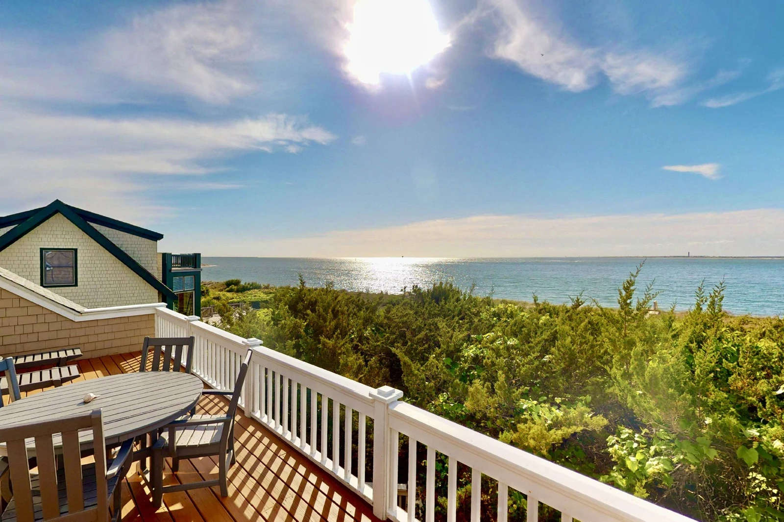 Eat a meal, talk or just relax on the top deck