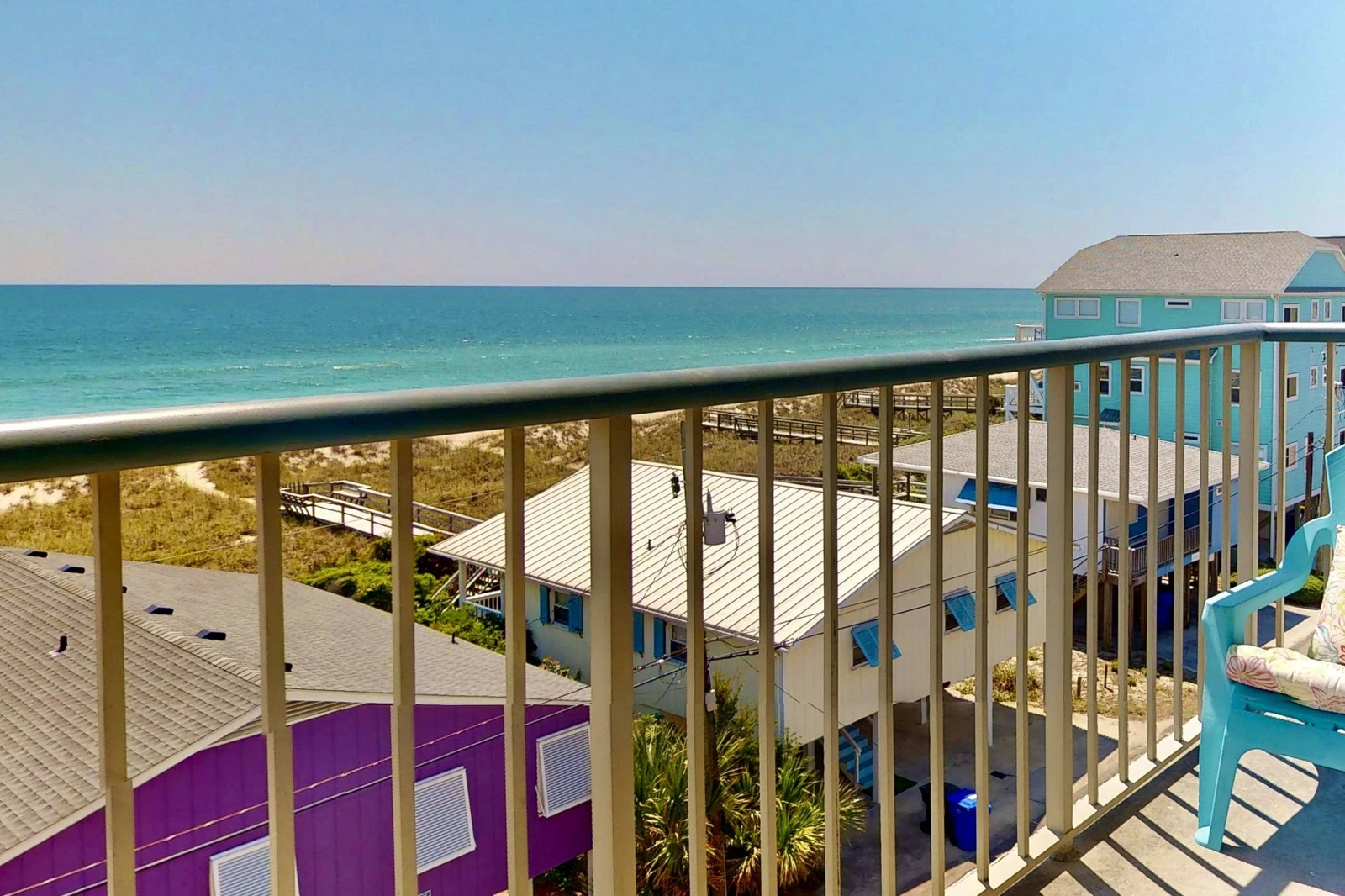 Enjoy stunning sunrises from the balcony