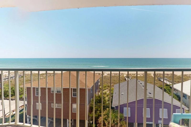 Sit on the big balcony and enjoy the ocean