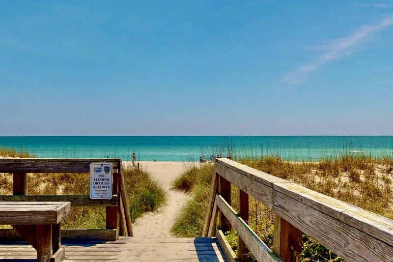 Nearby beach access