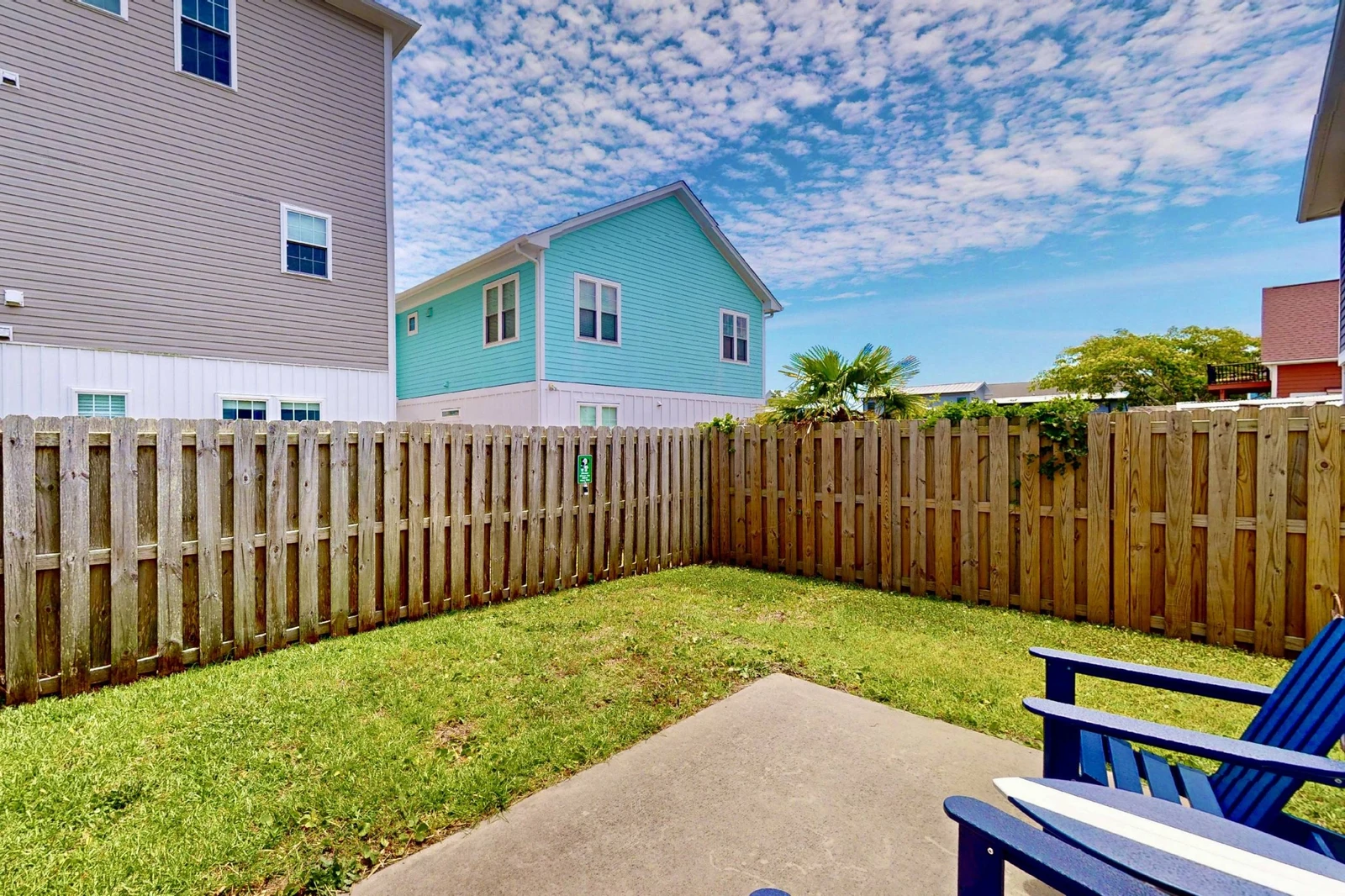 Sit outside and read book, play corn hole or sip a drink