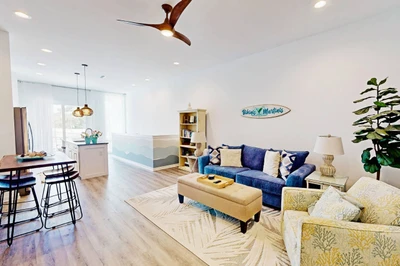 Enjoy this modern, comfortable living area