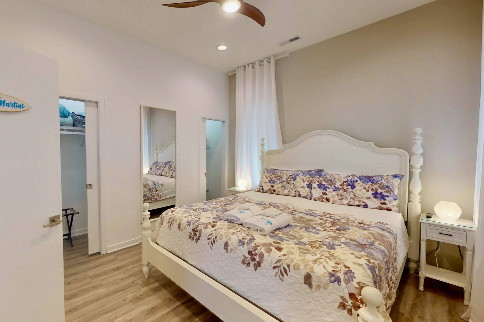 The owner's suite has two closets and an ensuite full bathroom