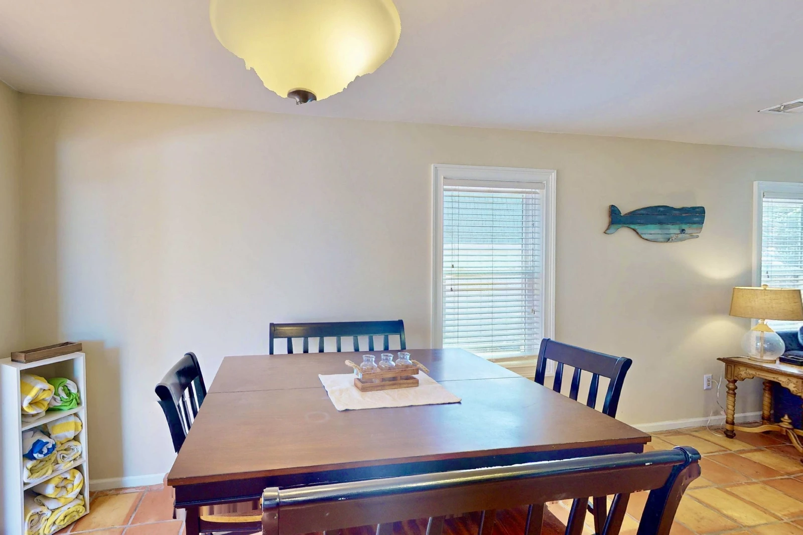 The dining table is great for meals or family games