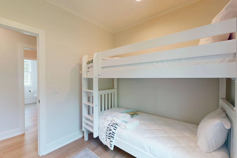 The kids will love this bunk room