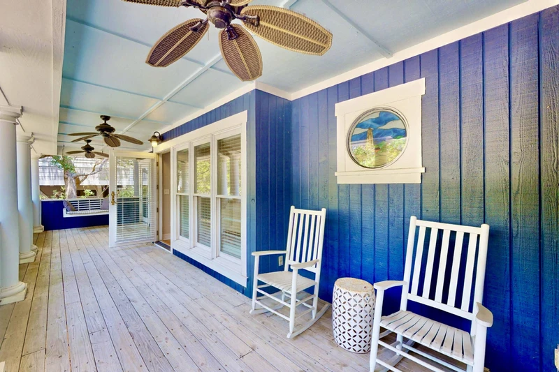 All bedrooms offer direct access to the 1st floor covered porch