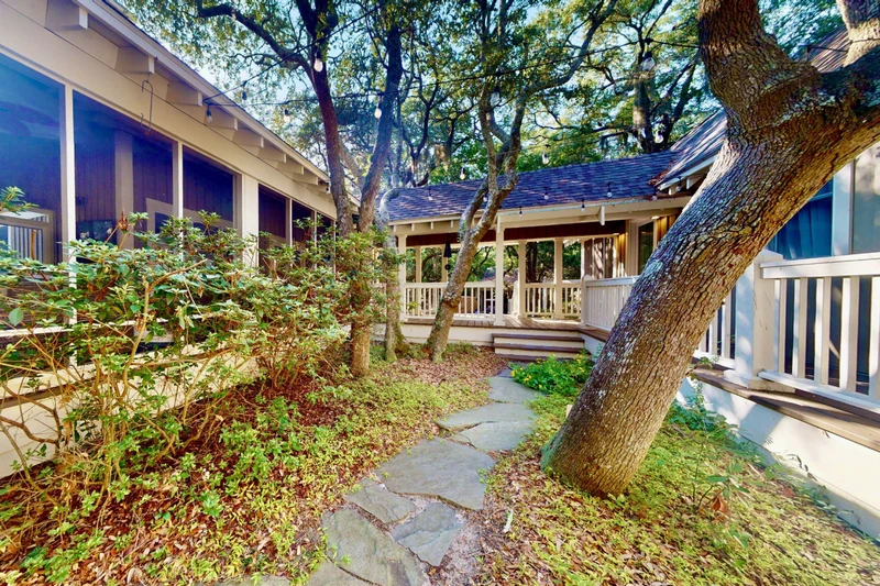 Groovy Grove has multiple outdoor spaces